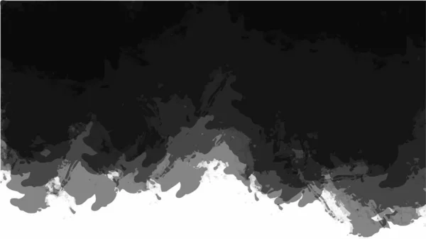 Чорний Акварельний Фон Створення Текстур Фону Веб Банерів — стоковий вектор