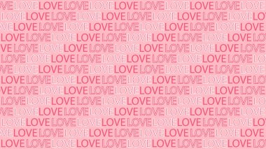 Pembe üzerine aşk hikayesi. Sevgililer Günü geçmişi. Görüntü vektörü.