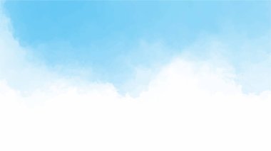 Dizaynınız için mavi suluboya arkaplan, suluboya arkaplan, vektör.