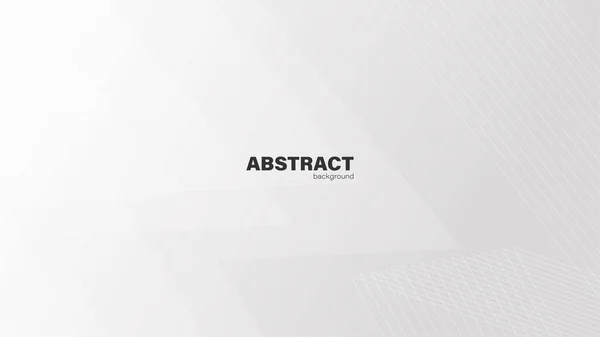 Абстрактний Білий Сірий Градієнтний Фон Геометричний Сучасний Дизайн Простором Копіювання — стоковий вектор