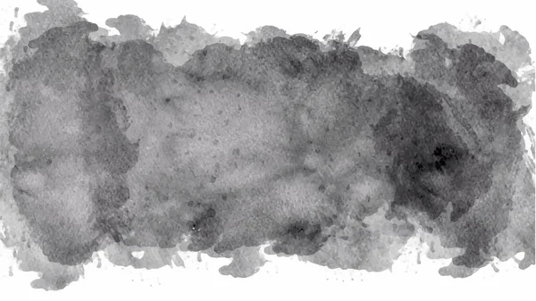 Schwarzer Aquarell Hintergrund Für Ihr Design Aquarell Hintergrundkonzept Vektor — Stockvektor