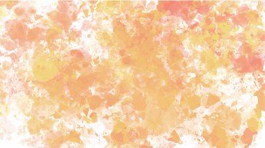 Tasarımınız için turuncu suluboya arka plan, vektör.