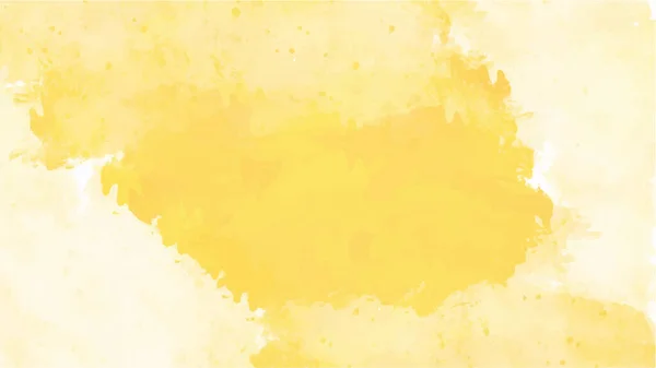 Fundo Aquarela Amarelo Para Seu Projeto Conceito Fundo Aquarela Vetor — Vetor de Stock