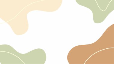 Merhaba Spring Hand, özgeçmiş çizimi. Klasik afiş afiş şablonu arka planı