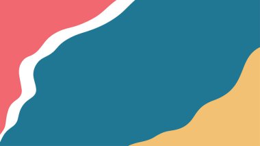 Merhaba Spring Hand, özgeçmiş çizimi. Klasik afiş afiş şablonu arka planı