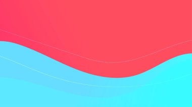 Soyut pembe ve mavi sıvı şekilli modern arkaplan kopyalama alanı, vektör.