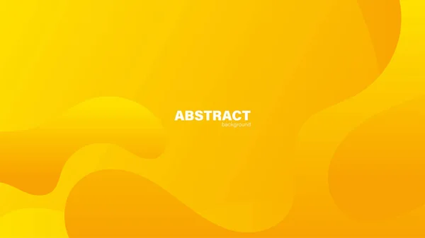 Абстрактный Желтый Фон Текучим Современным Концептуализмом Минимальным Плакатом Фон Баннера — стоковый вектор