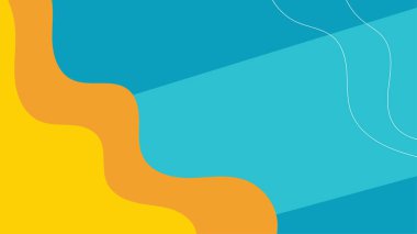 Arkaplanda diyanmik gölge olan renkli soyut bir arkaplan. Yazın fotokopi alanı kavramı. Vektör arkaplanı. EPS 10