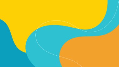 Arkaplanda diyanmik gölge olan renkli soyut bir arkaplan. Yazın fotokopi alanı kavramı. Vektör arkaplanı. EPS 10