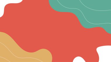 Merhaba Spring Hand, özgeçmiş çizimi. Klasik afiş afiş şablonu arka planı