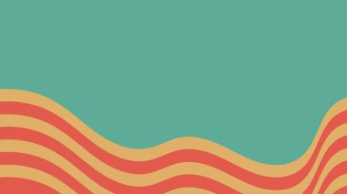 Merhaba Spring Hand, özgeçmiş çizimi. Klasik afiş afiş şablonu arka planı