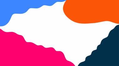 Merhaba Spring Hand, özgeçmiş çizimi. Klasik afiş afiş şablonu arka planı