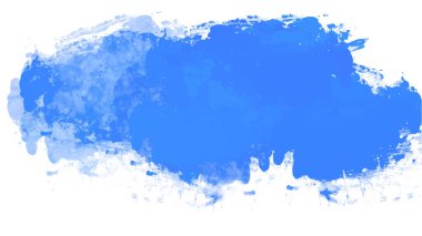 Dizaynınız için mavi suluboya arkaplan, suluboya arkaplan, vektör.