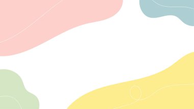 Merhaba Spring Hand, özgeçmiş çizimi. Klasik afiş afiş şablonu arka planı