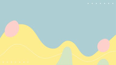 Merhaba Spring Hand, özgeçmiş çizimi. Klasik afiş afiş şablonu arka planı