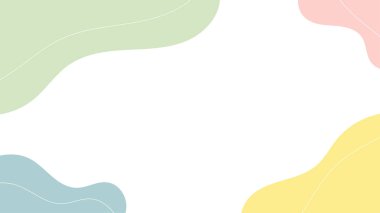 Merhaba Spring Hand, özgeçmiş çizimi. Klasik afiş afiş şablonu arka planı