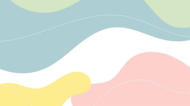 Merhaba Spring Hand, özgeçmiş çizimi. Klasik afiş afiş şablonu arka planı