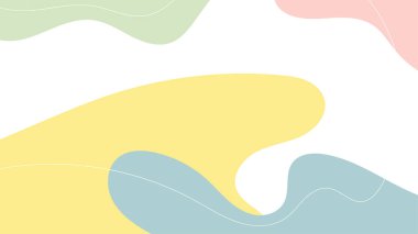 Merhaba Spring Hand, özgeçmiş çizimi. Klasik afiş afiş şablonu arka planı