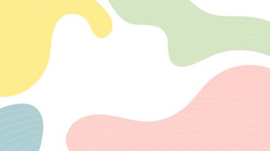 Merhaba Spring Hand, özgeçmiş çizimi. Klasik afiş afiş şablonu arka planı