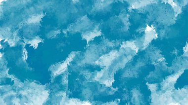 Dizaynınız için mavi suluboya arkaplan, suluboya arkaplan, vektör.