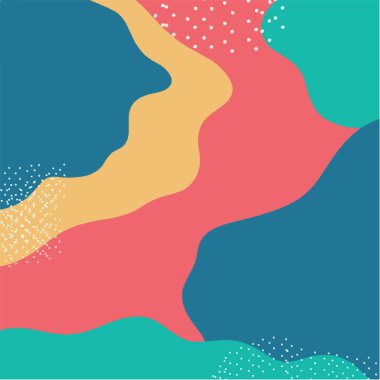 Merhaba Spring Hand, özgeçmiş çizimi. Klasik afiş afiş şablonu arka planı