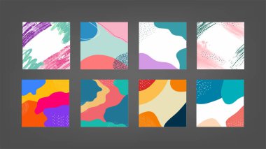 Spring Hand 'in çizdiği arka plan. Klasik afiş afiş şablonu arka planı