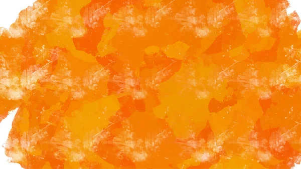 Fundo Aquarela Laranja Para Seu Projeto Conceito Fundo Aquarela Vetor — Vetor de Stock