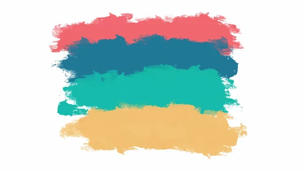 ソフトカラフルな水彩画の背景デザイン 水彩画の背景コンセプト ベクトル — ストックベクタ
