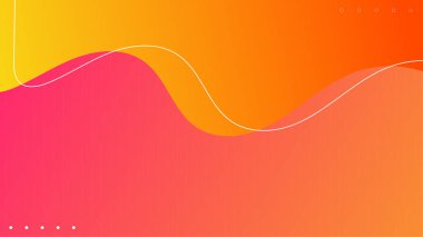 Akışkan şekilli, soyut turuncu arka plan modern konsept. Minimum poster. afiş, web, kapak, reklam panosu, broşür, sosyal medya, iniş sayfası için arkaplan.