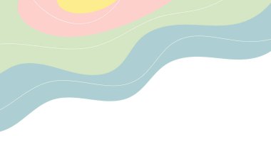 Merhaba Spring Hand, özgeçmiş çizimi. Klasik afiş afiş şablonu arka planı