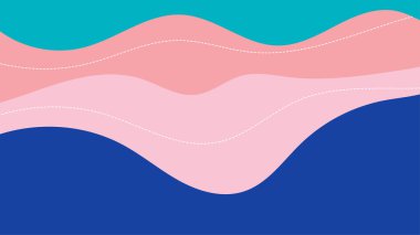 Renkli Yaz arkaplan tasarımı. Yatay poster, tebrik kartı, web sitesi başlığı