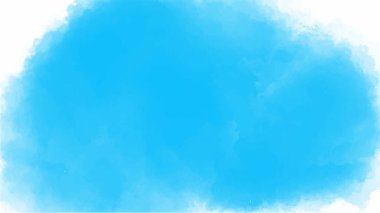 Dizaynınız için mavi suluboya arkaplan, suluboya arkaplan, vektör.