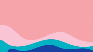 Renkli Yaz arkaplan tasarımı. Yatay poster, tebrik kartı, web sitesi başlığı