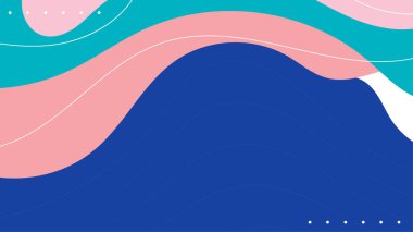 Renkli Yaz arkaplan tasarımı. Yatay poster, tebrik kartı, web sitesi başlığı