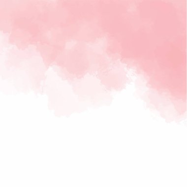 Tasarımınız için pembe suluboya arkaplan, suluboya arka plan, vektör.