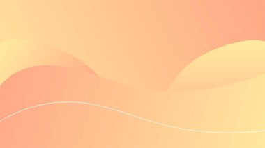 Akışkan şekilli, soyut yumuşak turuncu arka plan modern konsept. Asgari poster. afiş, web, kapak, reklam panosu, broşür, sosyal medya, iniş sayfası için arkaplan.