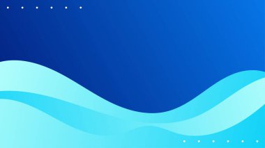 Soyut mavi arkaplan ve eğri şekli, tasarım için kopyalama alanı olan arkaplan, vektör.