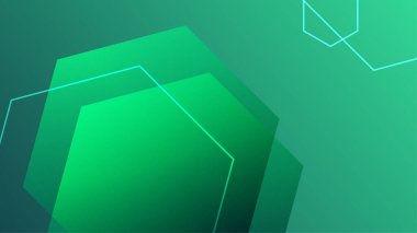 Özet yeşil sıvı şekilli modern arkaplan kopyalama alanı, vektör.