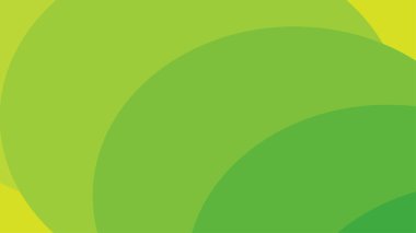 Soyut Yeşil Arkaplan Şablonu Vektörü, Güzel Dalga Tasarımı ile Yeşil Arkaplan