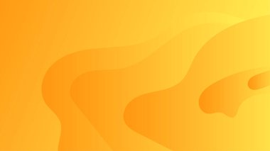 Akışkan şekilli soyut sarı arkaplan modern konsept. Asgari poster. afiş, web, kapak, reklam panosu, broşür, sosyal medya, iniş sayfası için arkaplan.