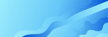 Soyut mavi arkaplan ve eğri şekli, tasarım için kopyalama alanı olan arkaplan, vektör.