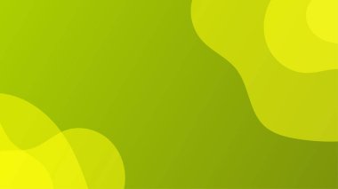 Özet yeşil sıvı şekilli modern arkaplan kopyalama alanı, vektör.
