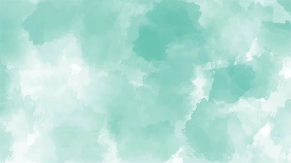 Grüner Aquarell Hintergrund Für Texturen Hintergründe Und Web Banner Desig — Stockvektor