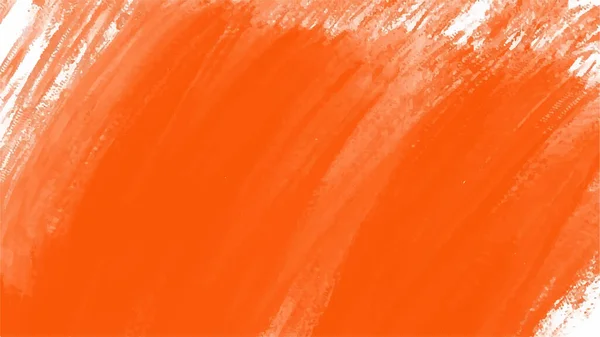 用于纹理背景和网页横幅设计的橙色水彩背景 — 图库矢量图片