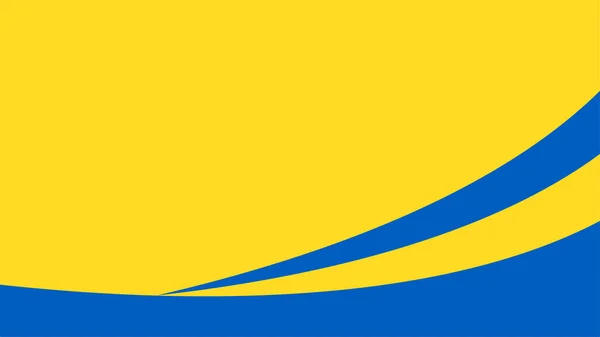 Желтый Синий Фон Похоже Украинский Флаг Вектор Иллюстрации — стоковый вектор