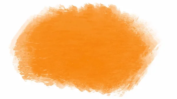 あなたのデザインのためのオレンジ水彩の背景 水彩の背景の概念 ベクトル — ストックベクタ