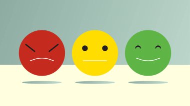 good feedback rating and positive customer review, mental health assessment, child wellness,world mental health day, think positive, compliment day concept. vector.