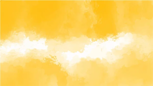 黄色水彩背景为您的设计 水彩背景概念 — 图库矢量图片
