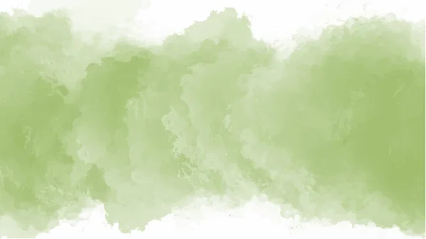 Fundo Aquarela Verde Para Texturas Fundos Banners Web Desig — Vetor de Stock