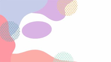 Soyut sıçrama şablonu arka planı. Memphis arkaplan, vektör.